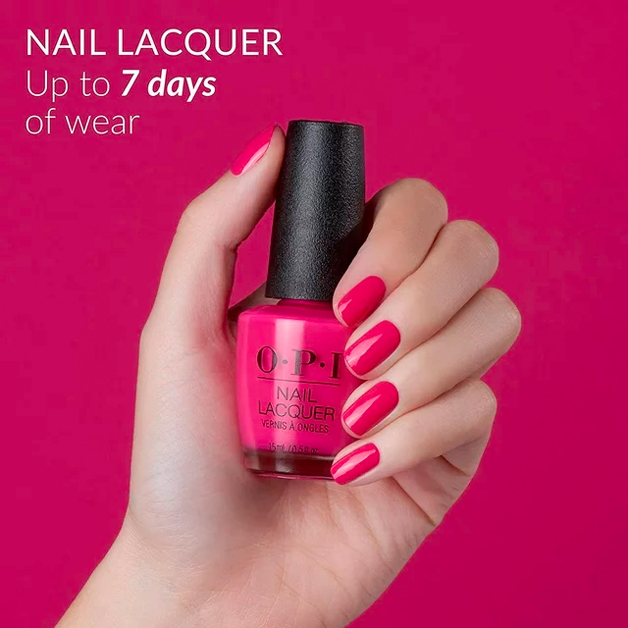 OPI Nail Lacquer, Cajun Shrimp, Nail Polish, 0.5 fl oz – Image 2