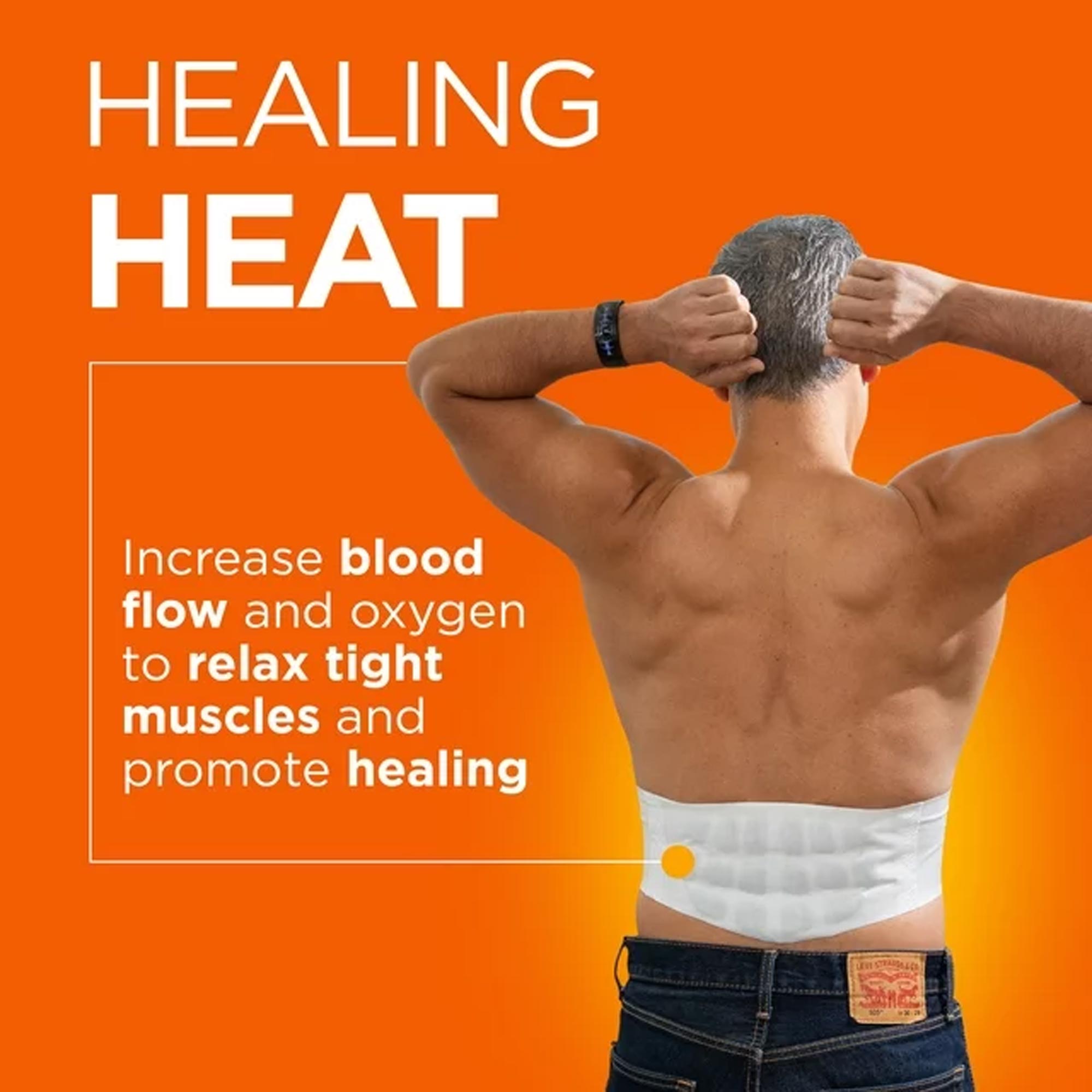 ThermaCare Lower Back & Hip Large_X-Large Pain Relief Heat Wraps, 3 Ct – Image 2