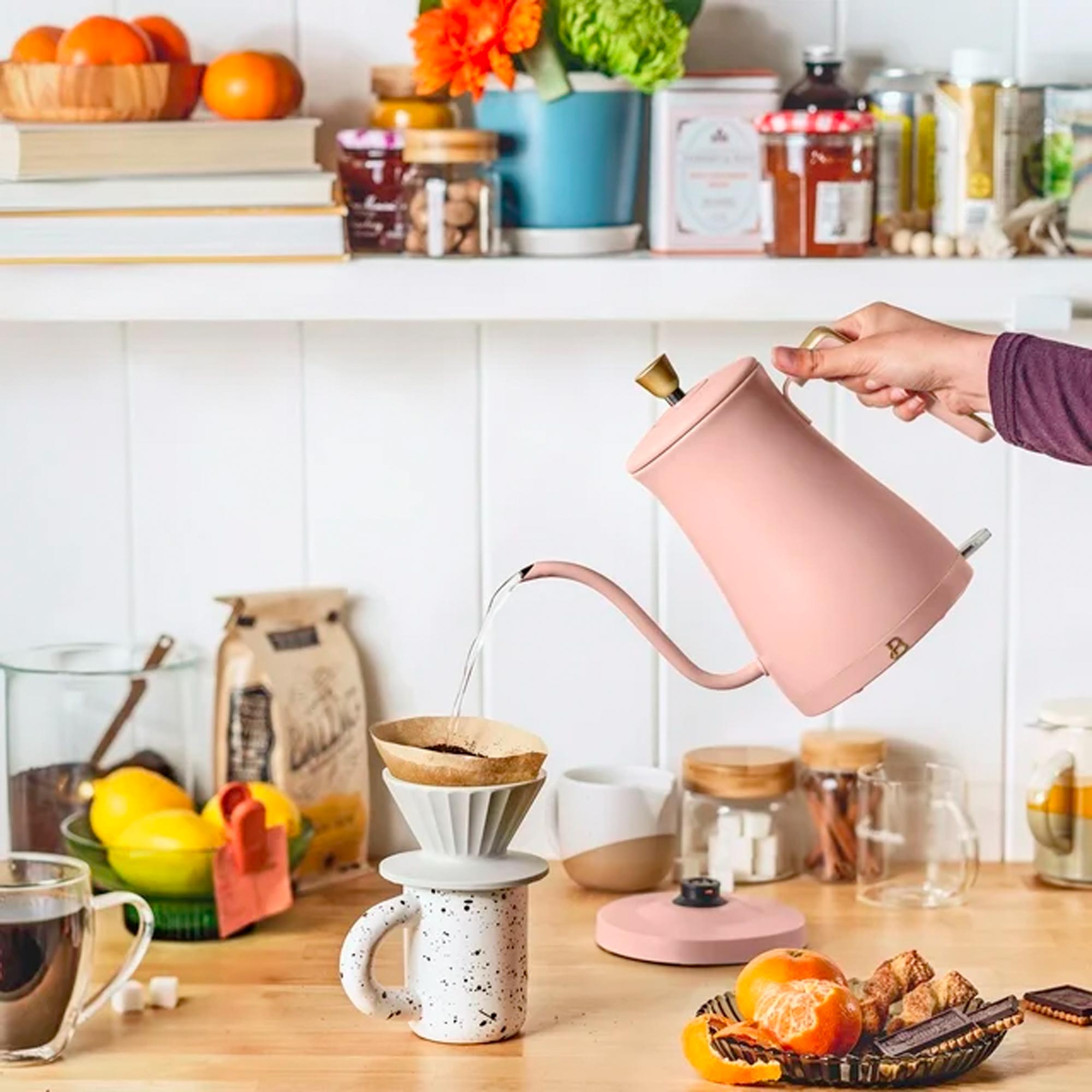 Beautiful 1-Liter Electric Gooseneck Kettle 1200 W, Rose by Drew Barrymore – Image 2